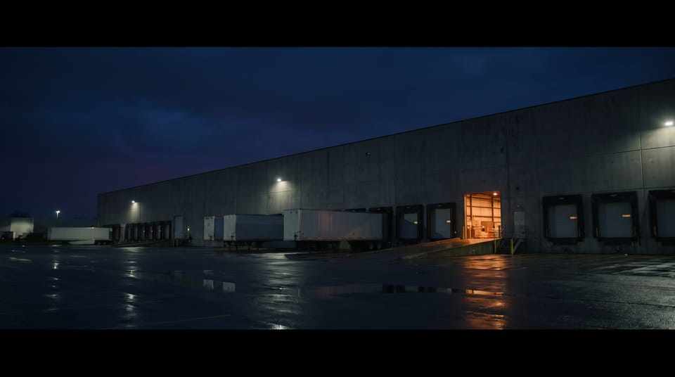 Dock operations at night