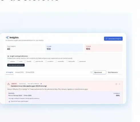 Explanation of the reasoning behind a data-driven decision