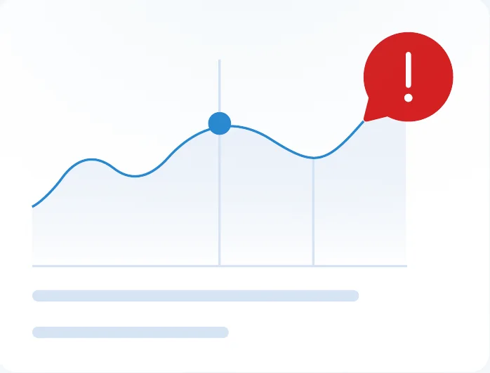 Exception flagged for review in decision workflow